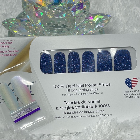 Color Street | Twilight Hour, deep blue glitter nail strips - Picture 9 of 17